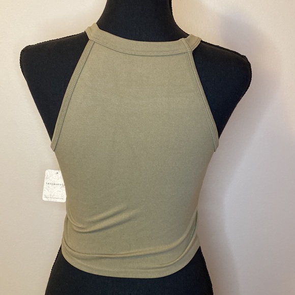 NWT! Free People Intimately Bella Seamless Rib Tank in Willow - Picture 6 of 7